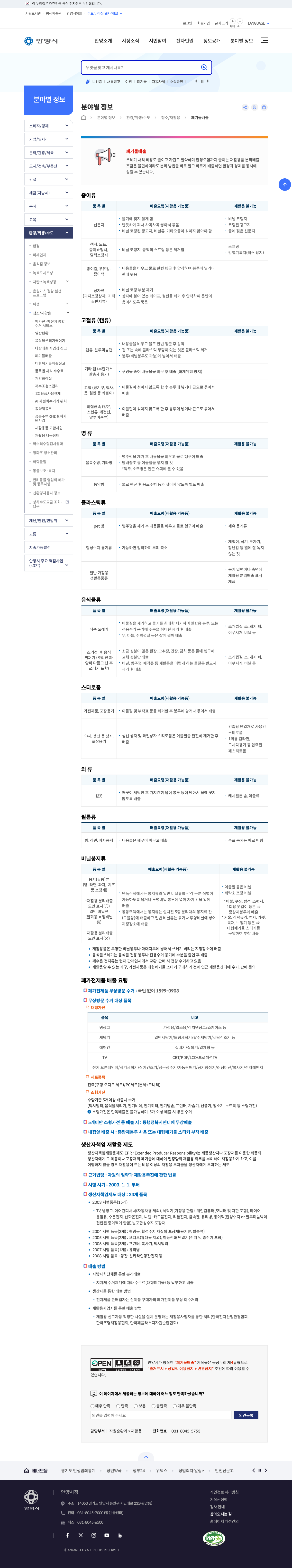 anyang free appliance guide